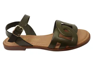 Lola Canales Corin Womens Comfortable Leather Sandals Made In Spain Lola Canales Shoes