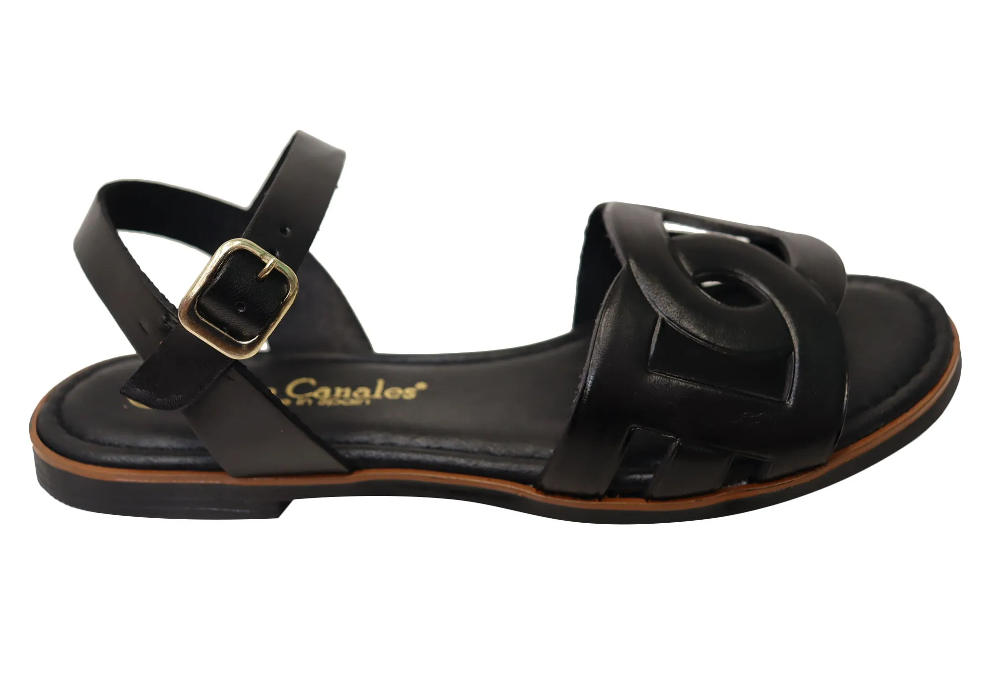 Lola Canales Corin Womens Comfortable Leather Sandals Made In Spain Lola Canales Shoes