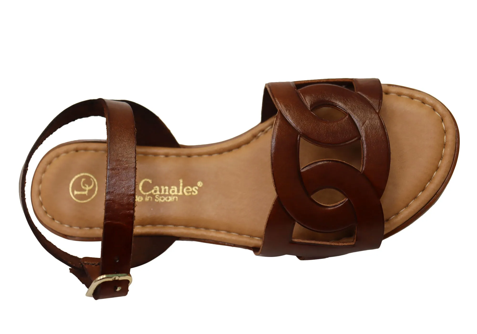 Lola Canales Corin Womens Comfortable Leather Sandals Made In Spain Lola Canales Shoes