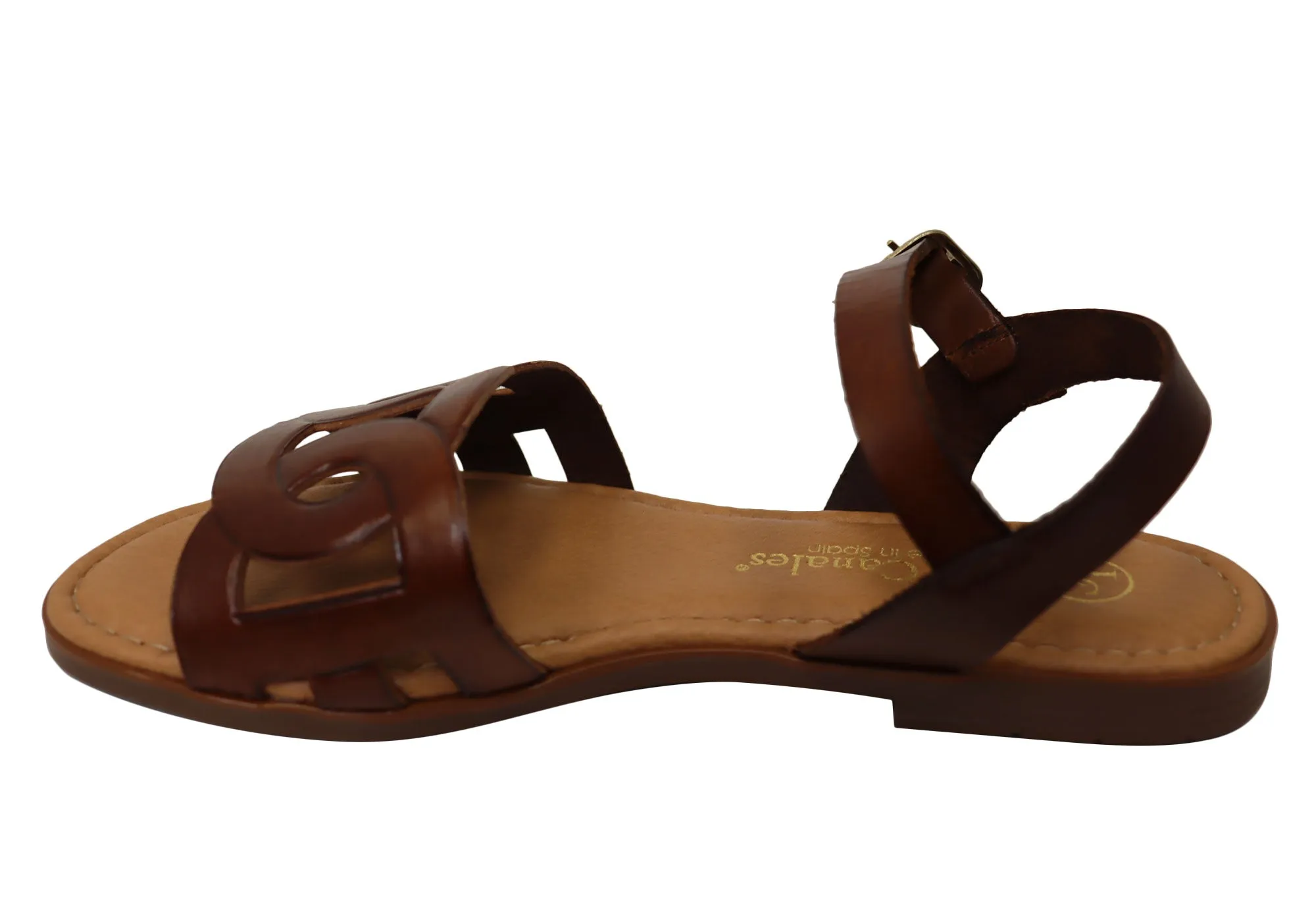 Lola Canales Corin Womens Comfortable Leather Sandals Made In Spain Lola Canales Shoes
