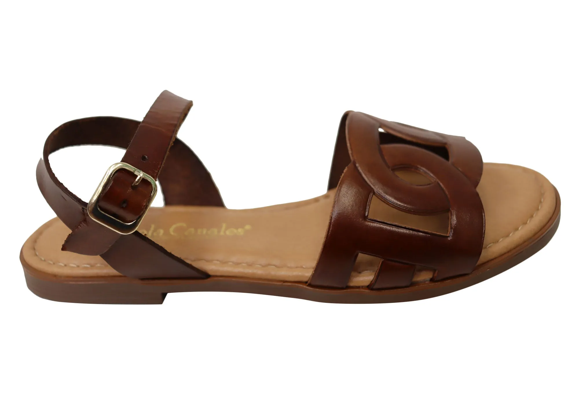 Lola Canales Corin Womens Comfortable Leather Sandals Made In Spain Lola Canales Shoes