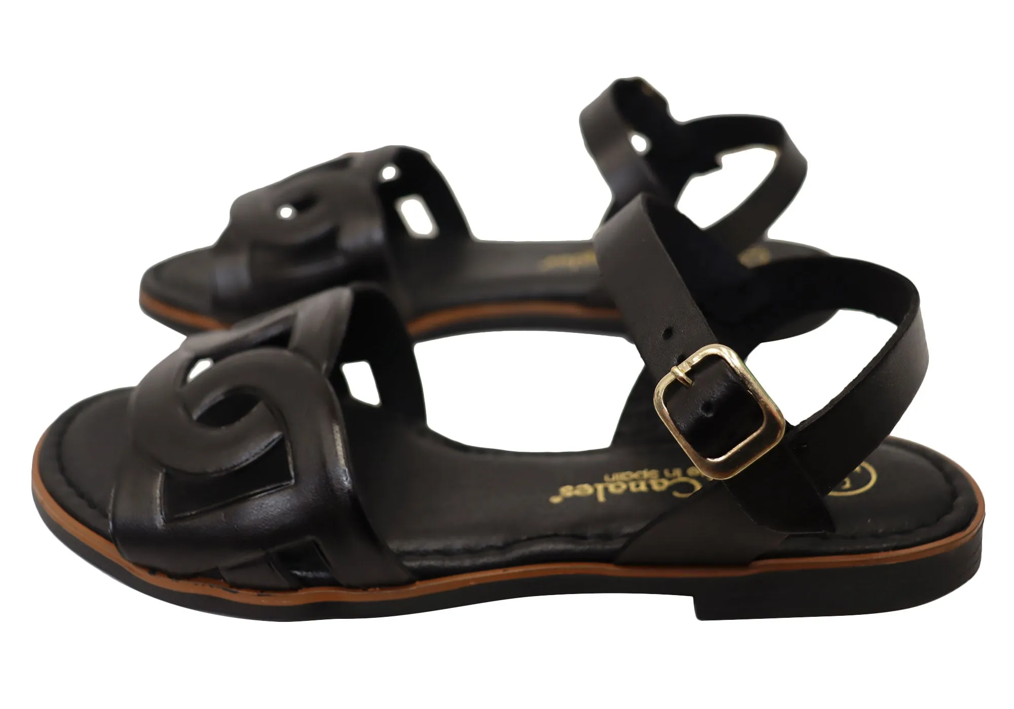 Lola Canales Corin Womens Comfortable Leather Sandals Made In Spain Lola Canales Shoes