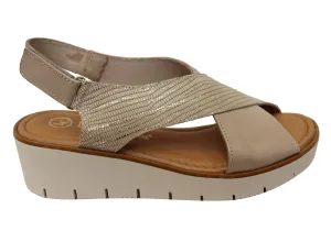 Lola Canales Yvonne Womens Comfortable Leather Sandals Made In Spain Lola Canales Shoes