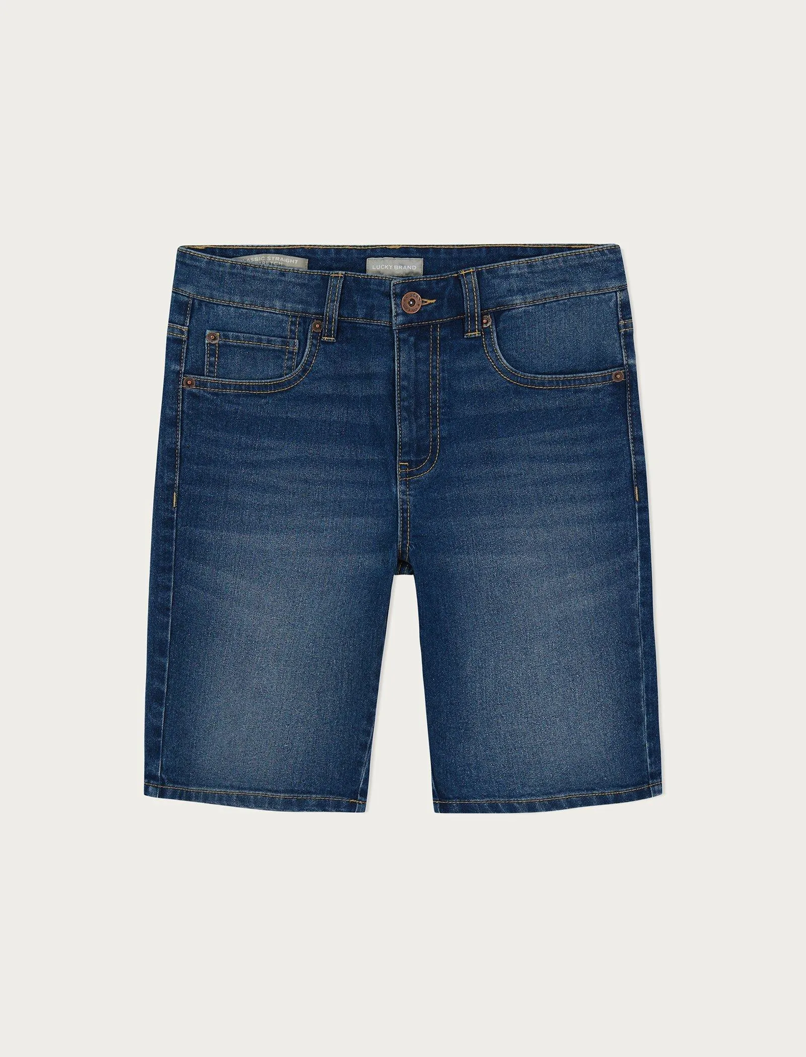 Lucky Brand Boys 5 Pocket Denim Short Medium Light Blue Lucky Brand