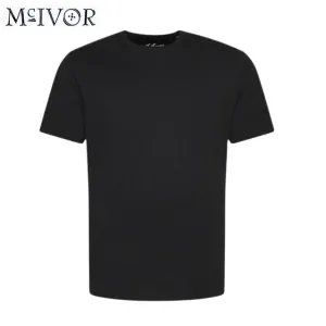 Mc Ivor Crew Black Neck T-Shirt Black