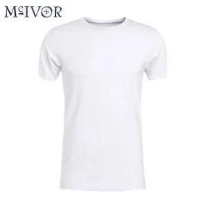 Mc Ivor Crew Neck White T-Shirt White