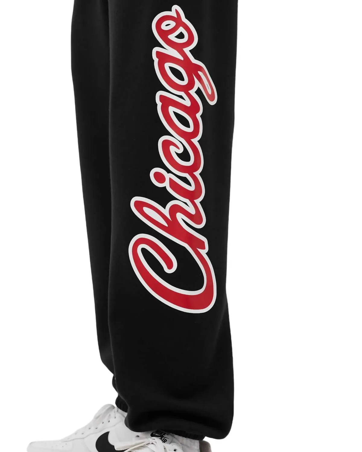 Men's Nba Chicago Bulls Champ City Fleece Jogger In Black