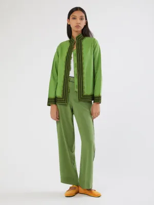 Moroccan linen jacket