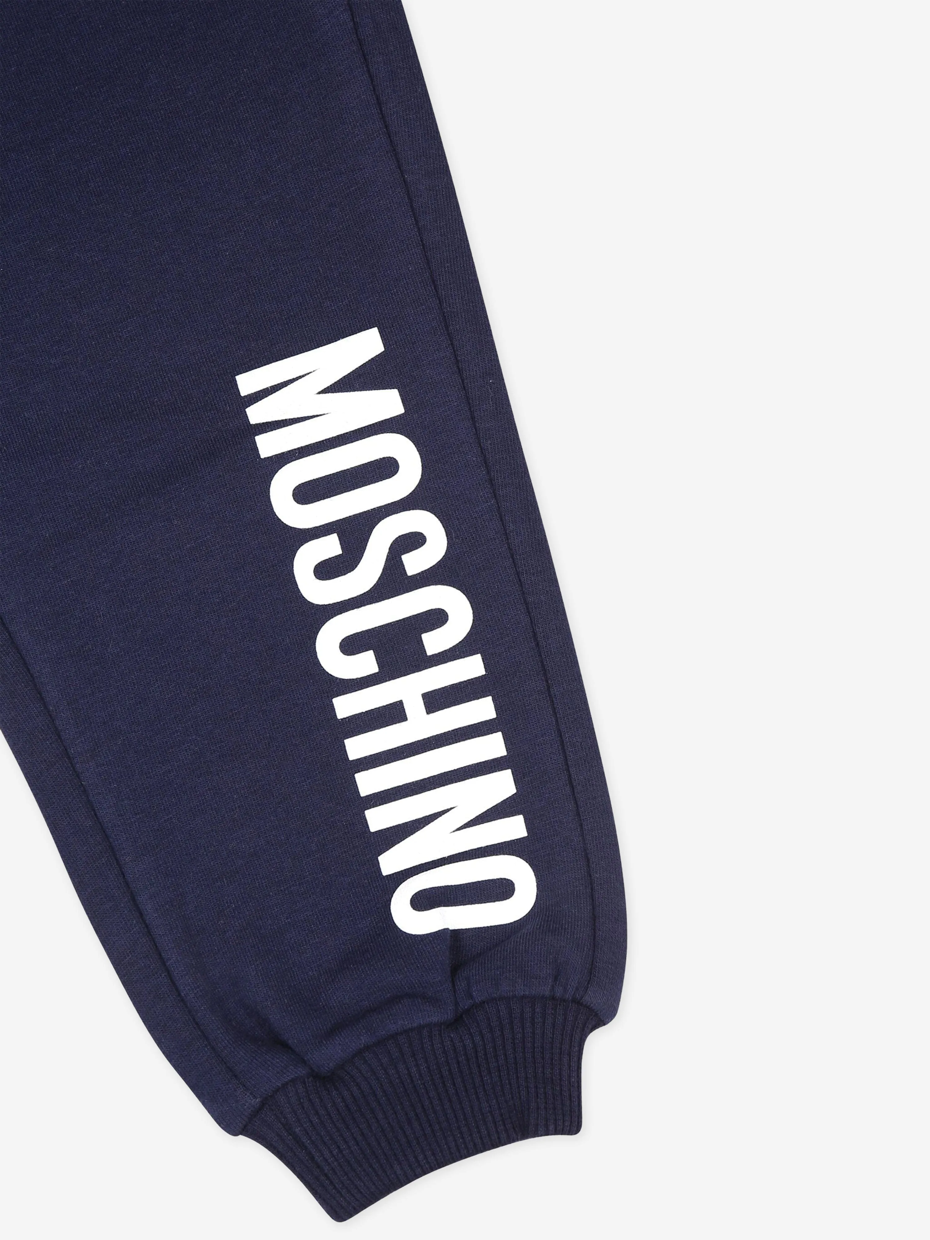 Moschino Baby Logo Joggers in Navy