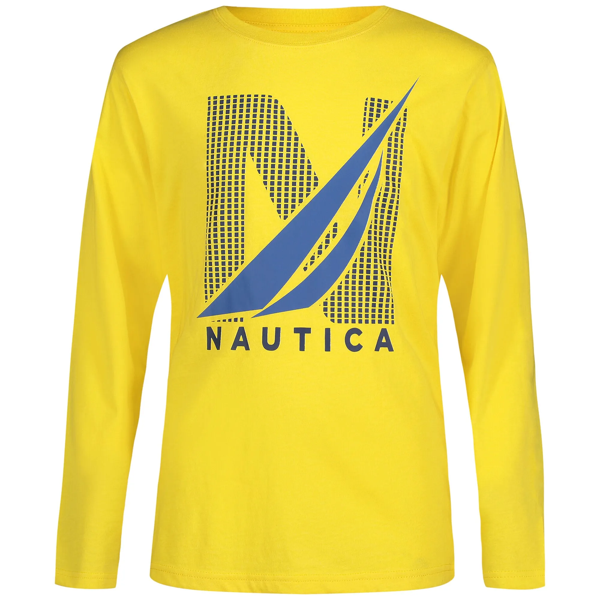 Nautica Little Boys' Logo Graphic Long-Sleeve T-Shirt Marigold Nautica