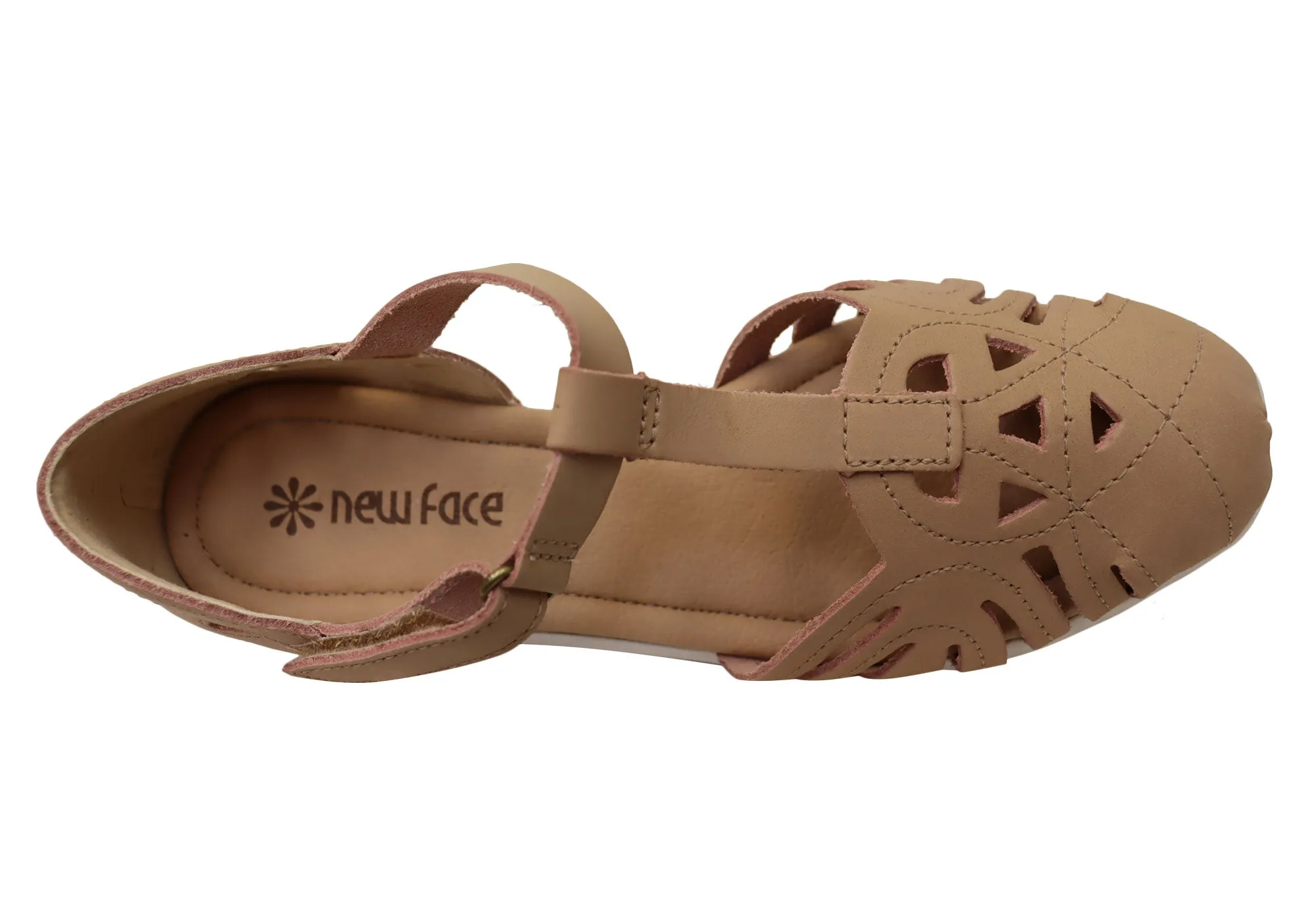 New Face Ingrid Womens Comfortable Leather Shoes Made In Brazil New Face Shoes
