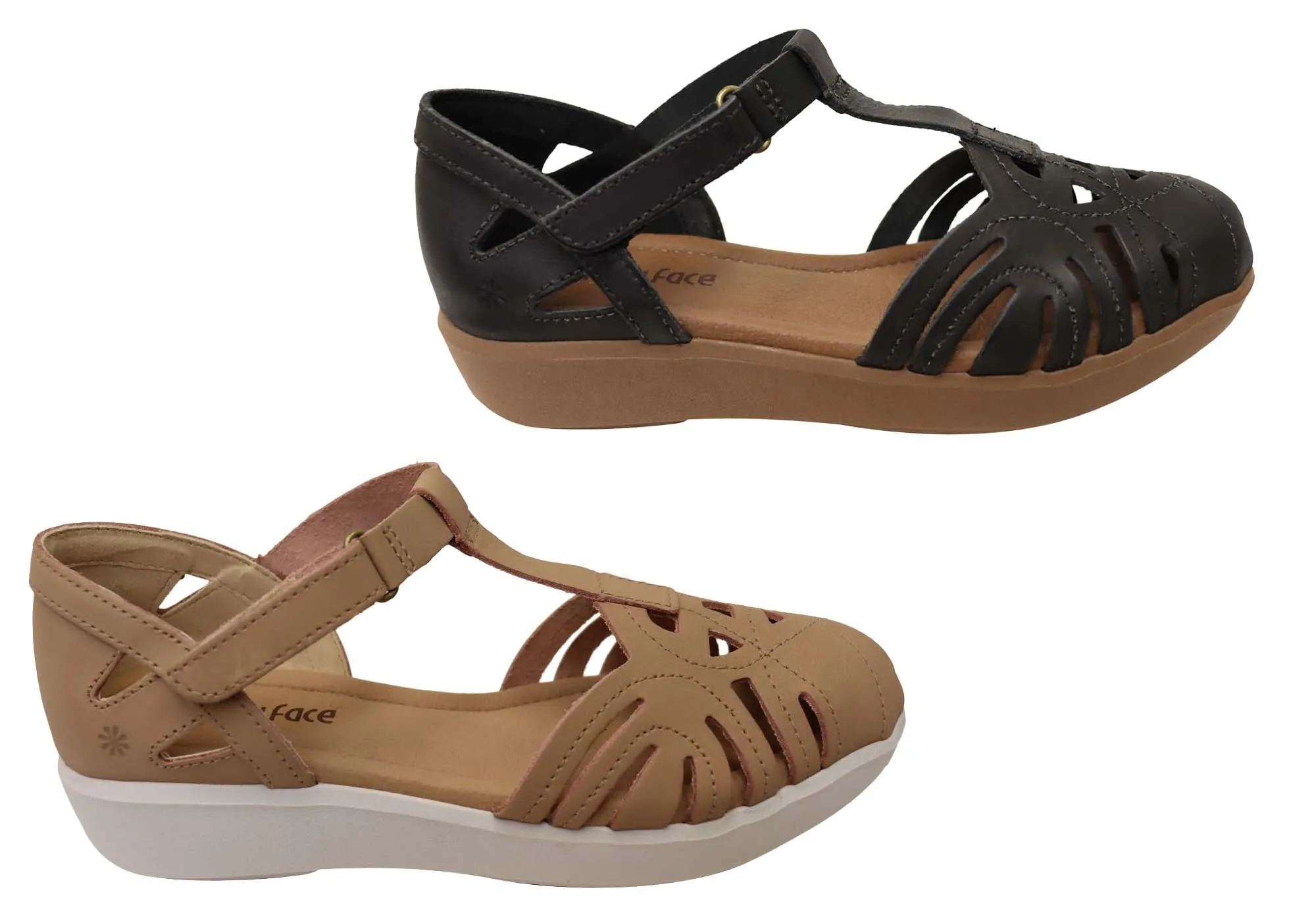 New Face Ingrid Womens Comfortable Leather Shoes Made In Brazil New Face Shoes