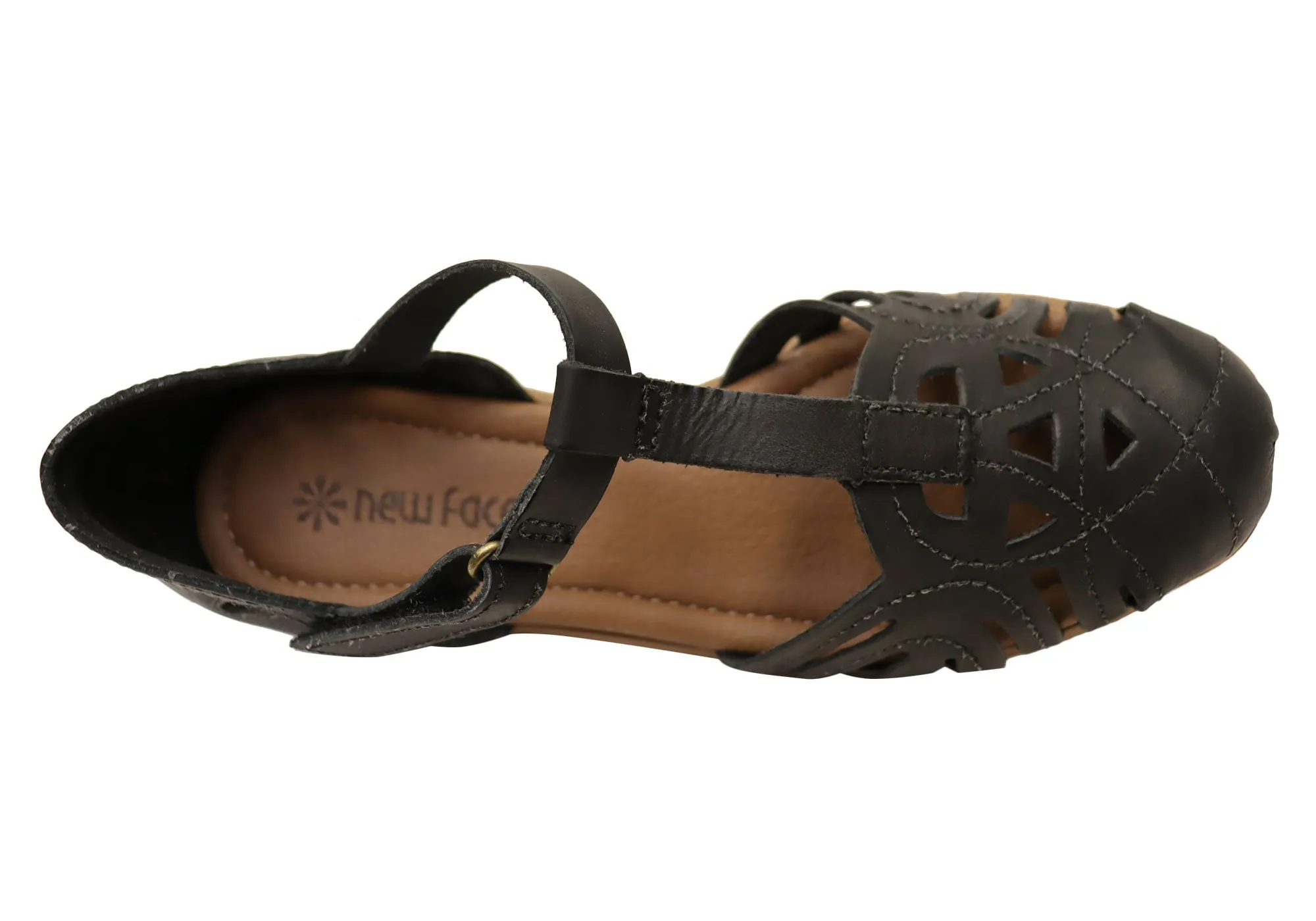 New Face Ingrid Womens Comfortable Leather Shoes Made In Brazil New Face Shoes