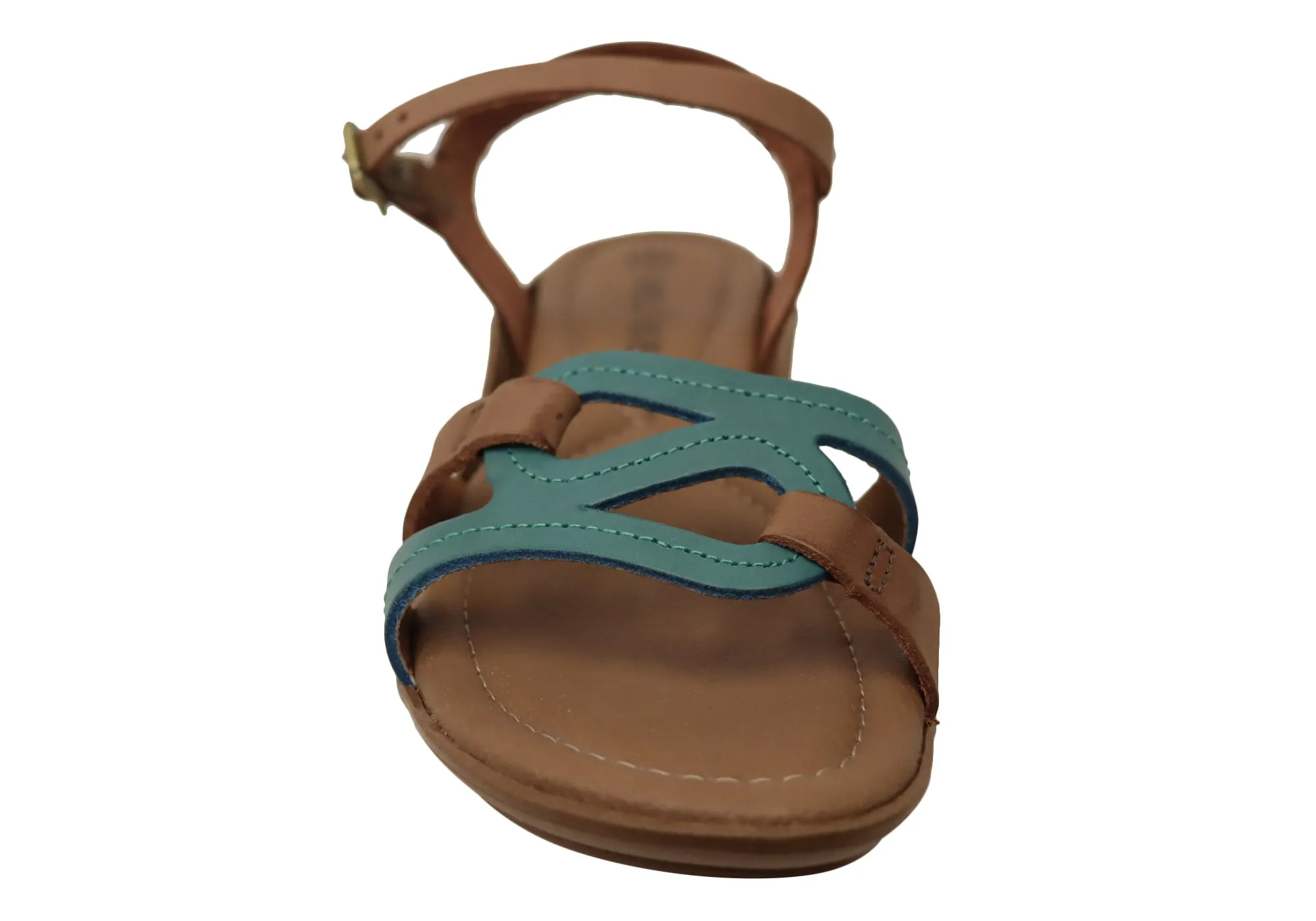 New Face Leni Womens Comfortable Leather Sandals Made In Brazil New Face Shoes