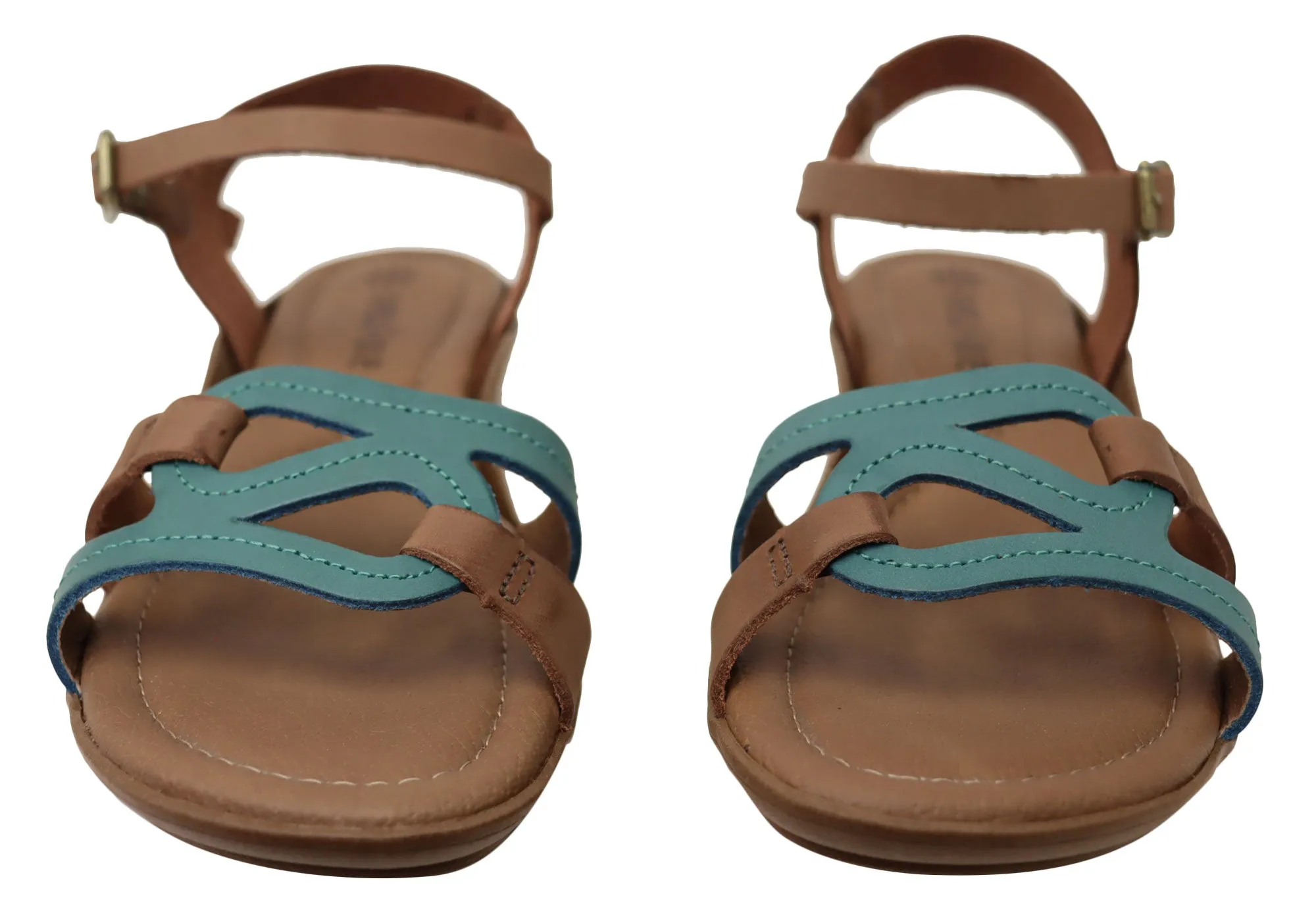 New Face Leni Womens Comfortable Leather Sandals Made In Brazil New Face Shoes
