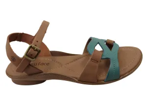 New Face Leni Womens Comfortable Leather Sandals Made In Brazil New Face Shoes