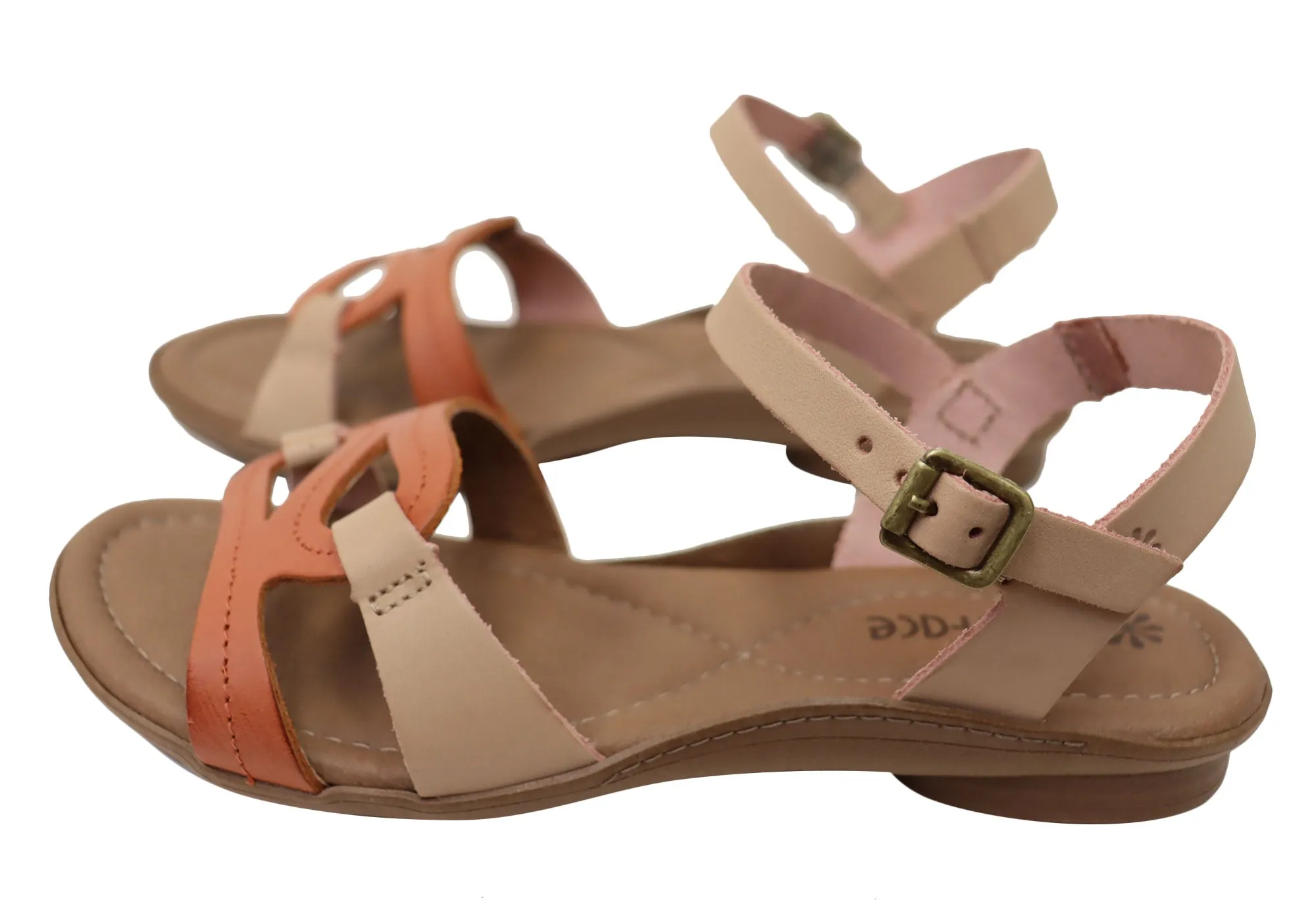 New Face Leni Womens Comfortable Leather Sandals Made In Brazil New Face Shoes