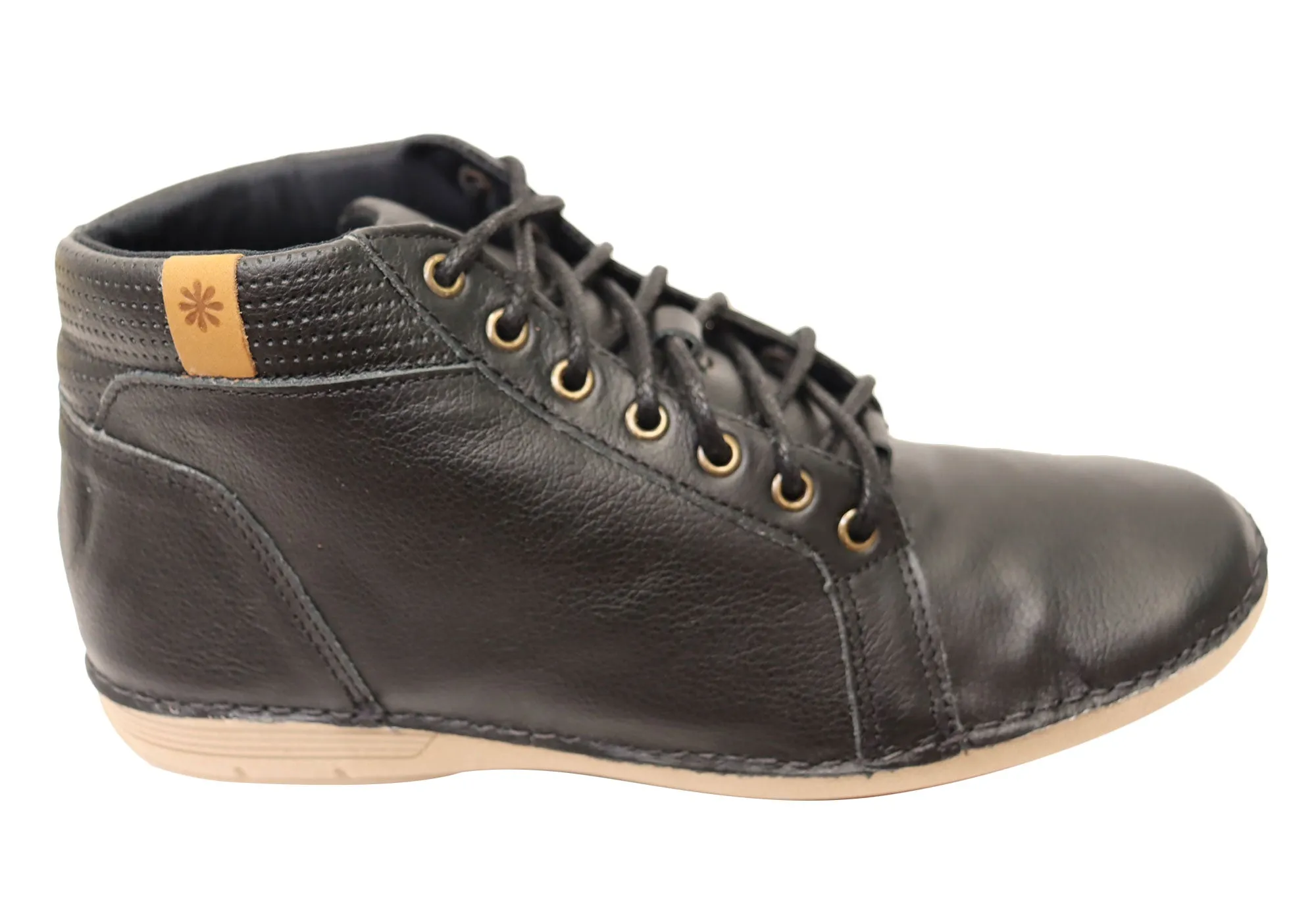 New Face Milena Womens Comfortable Leather Ankle Boots Made In Brazil New Face Shoes