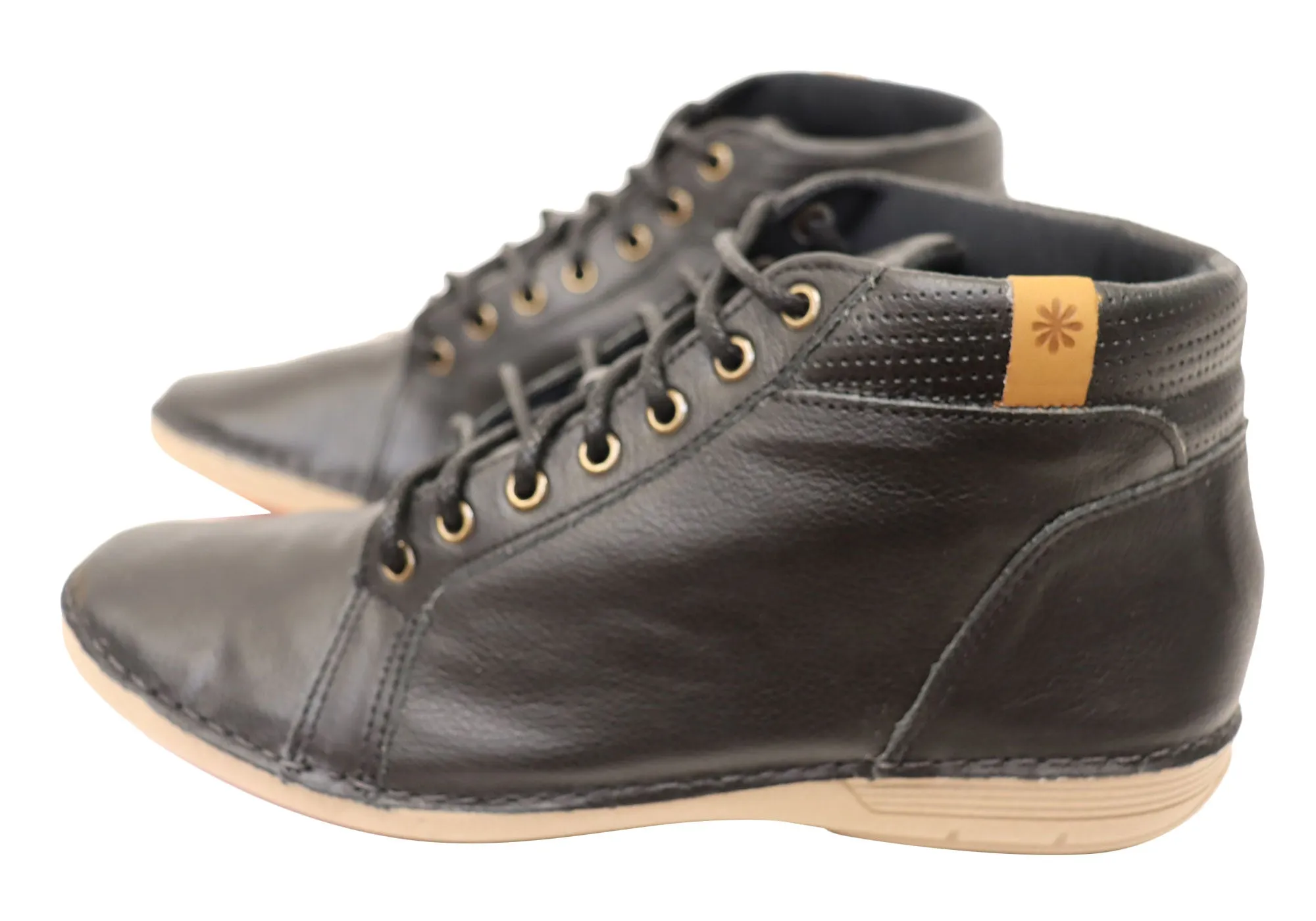 New Face Milena Womens Comfortable Leather Ankle Boots Made In Brazil New Face Shoes
