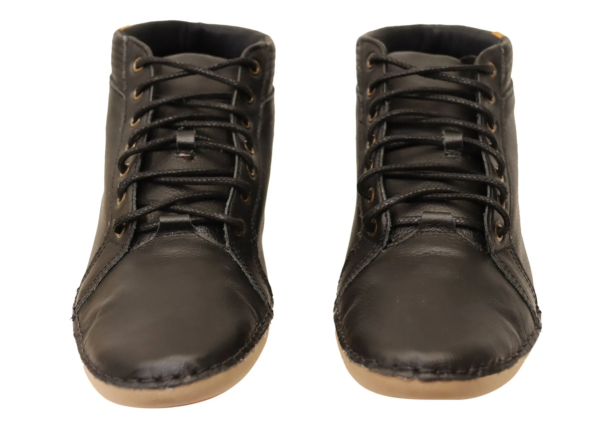 New Face Milena Womens Comfortable Leather Ankle Boots Made In Brazil New Face Shoes