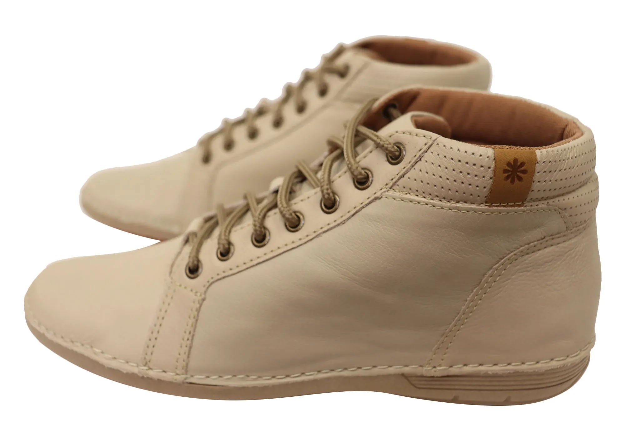 New Face Milena Womens Comfortable Leather Ankle Boots Made In Brazil New Face Shoes