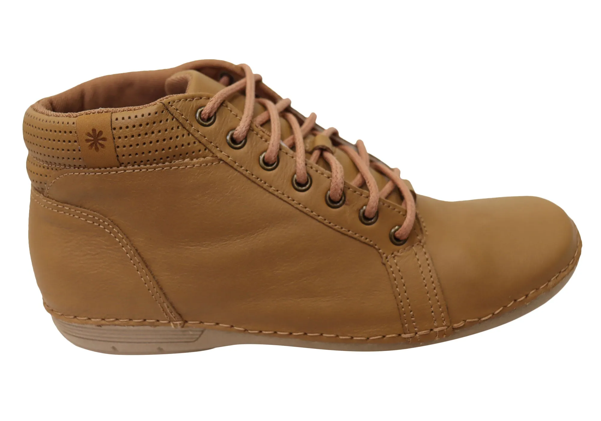 New Face Milena Womens Comfortable Leather Ankle Boots Made In Brazil New Face Shoes