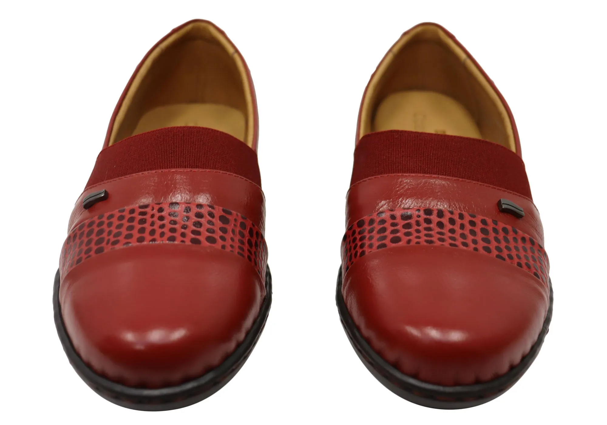 Opananken Village Womens Comfortable Brazilian Leather Flats Shoes Opananken Shoes