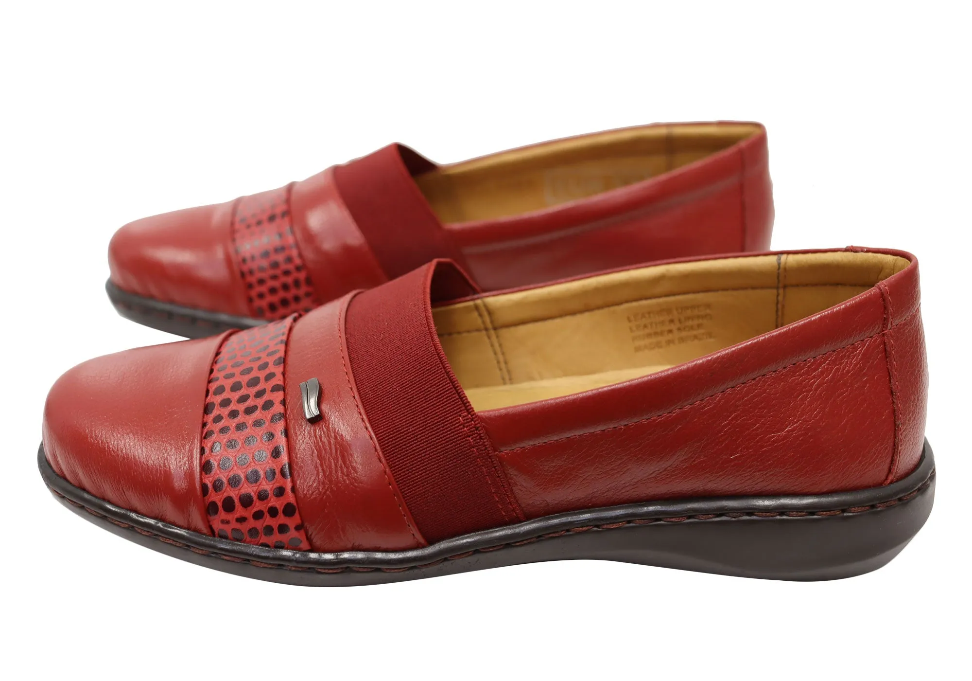 Opananken Village Womens Comfortable Brazilian Leather Flats Shoes Opananken Shoes