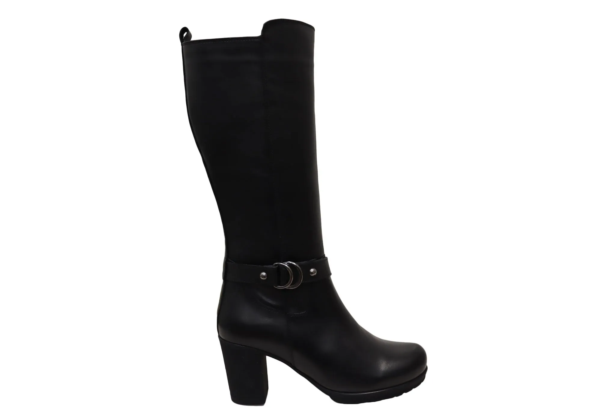 Orizonte Cadby Womens European Comfortable Leather Knee High Boots Orizonte Shoes