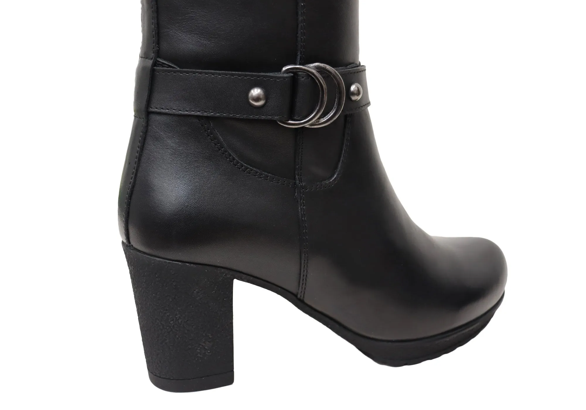 Orizonte Cadby Womens European Comfortable Leather Knee High Boots Orizonte Shoes