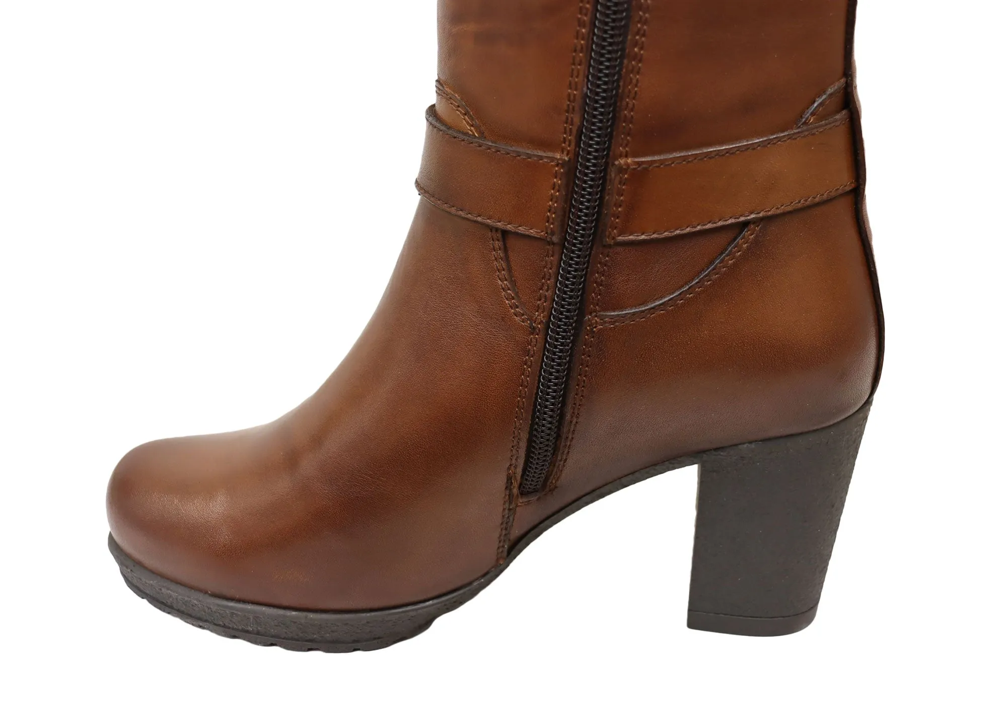 Orizonte Cadby Womens European Comfortable Leather Knee High Boots Orizonte Shoes