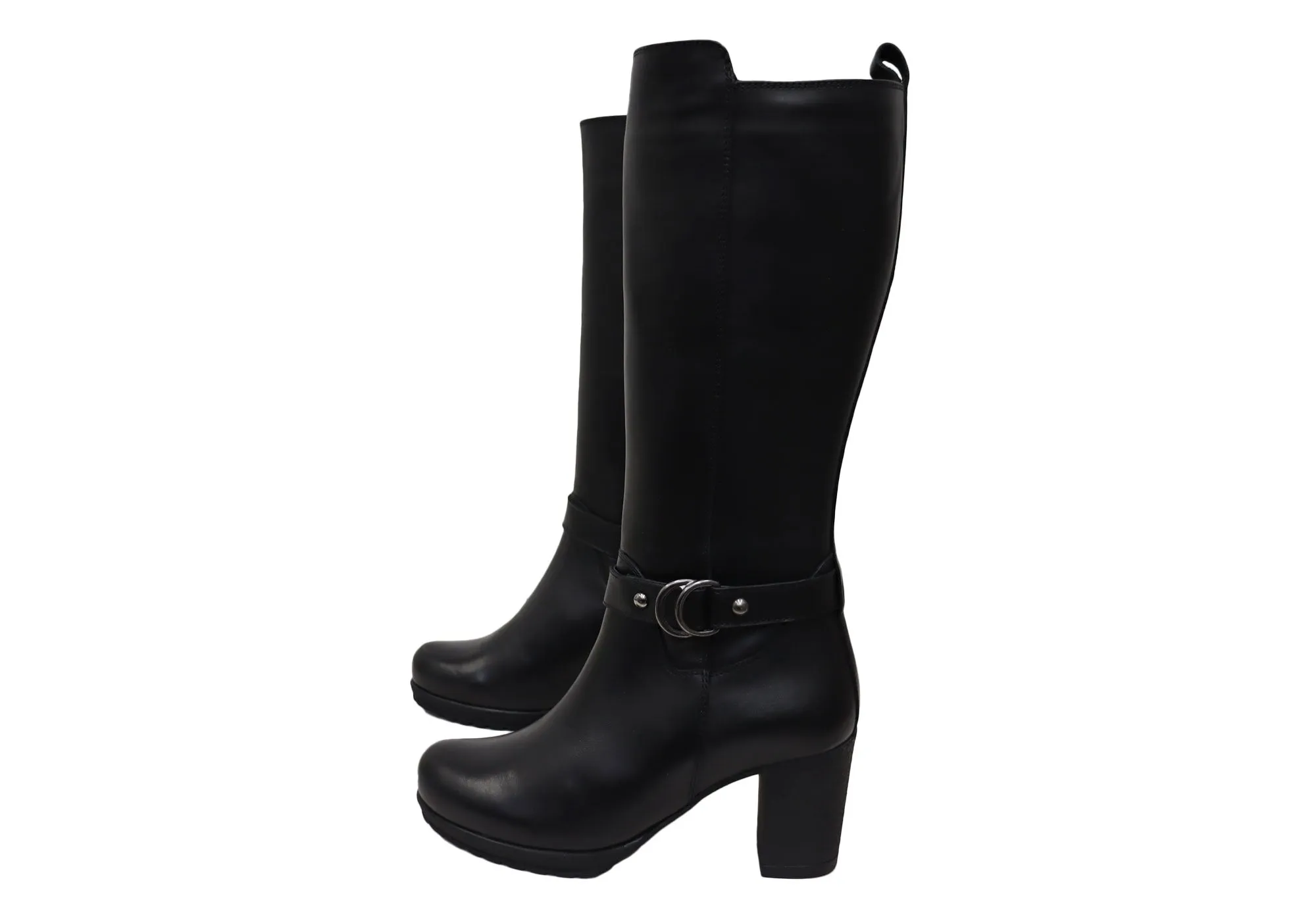 Orizonte Cadby Womens European Comfortable Leather Knee High Boots Orizonte Shoes