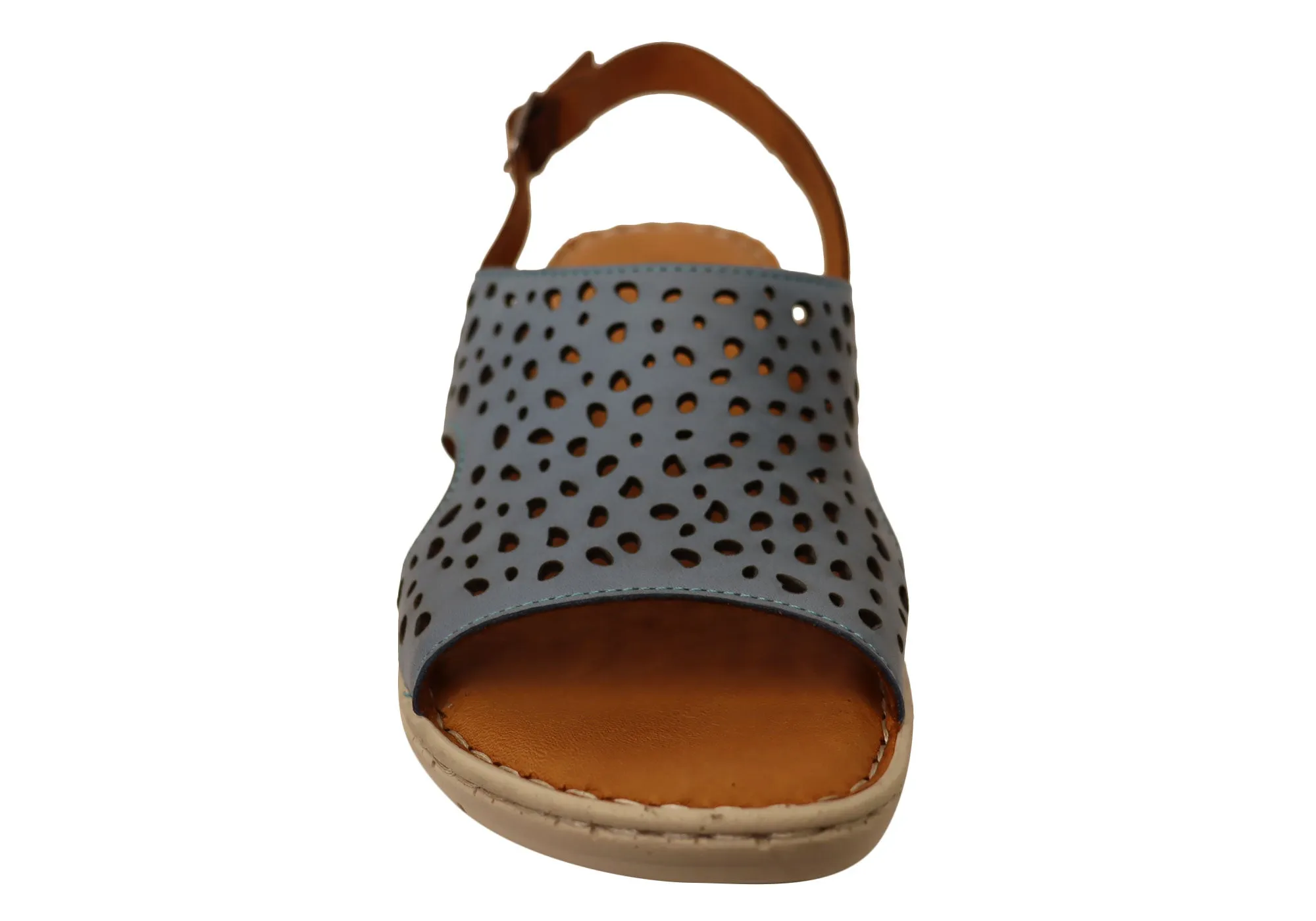 Orizonte Costena Womens European Comfortable Leather Sandals Orizonte Shoes