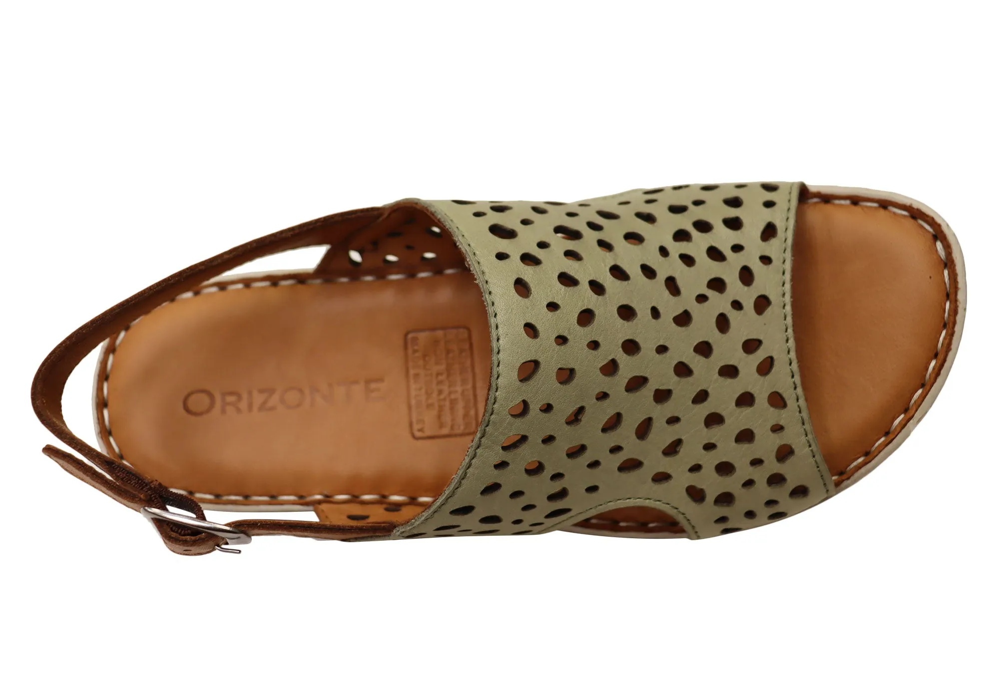 Orizonte Costena Womens European Comfortable Leather Sandals Orizonte Shoes
