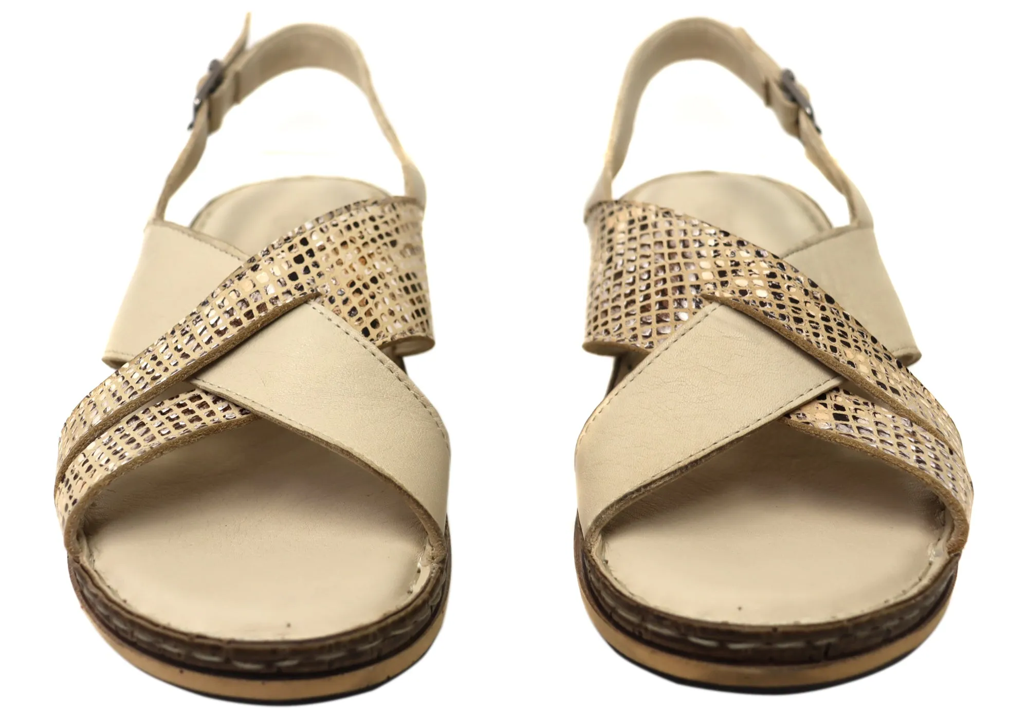 Orizonte Darita Womens Comfortable European Leather Sandals Orizonte Shoes
