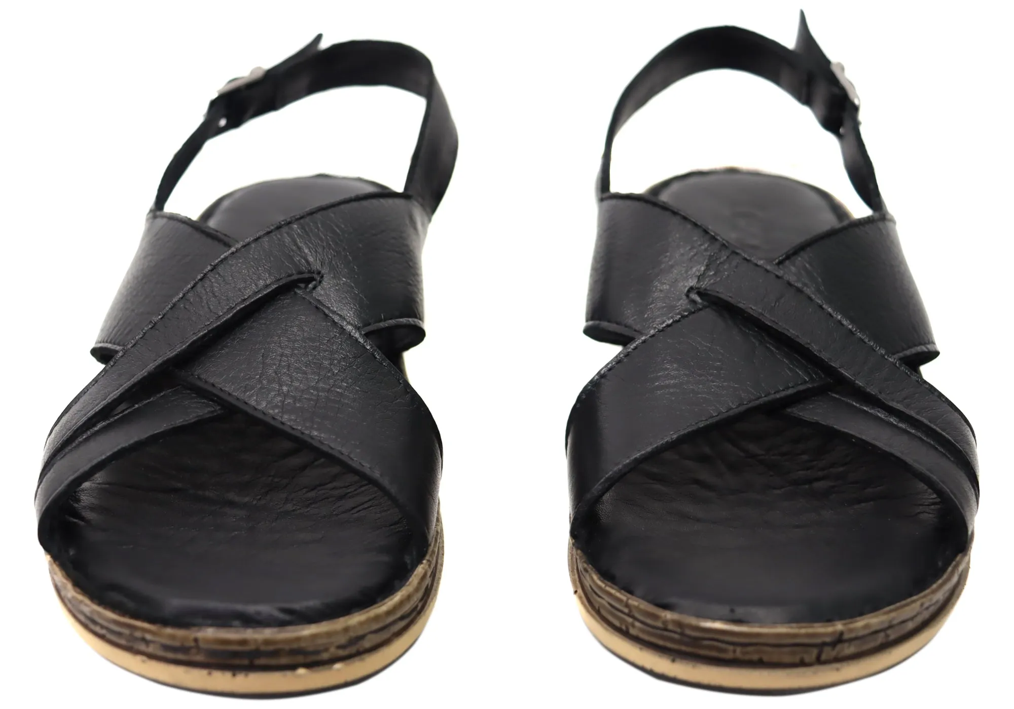 Orizonte Darita Womens Comfortable European Leather Sandals Orizonte Shoes