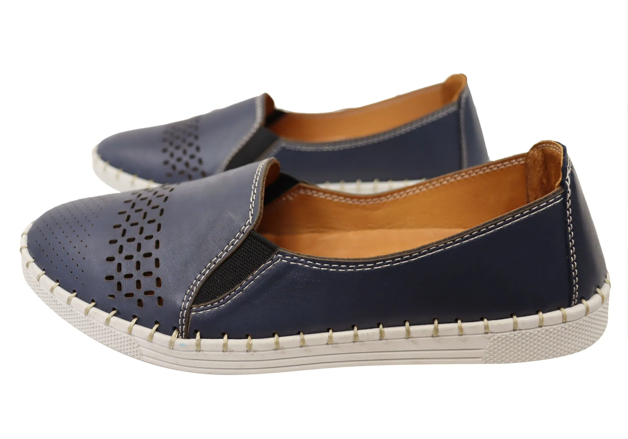 Orizonte Harlow Womens European Comfortable Leather Shoes Orizonte Shoes
