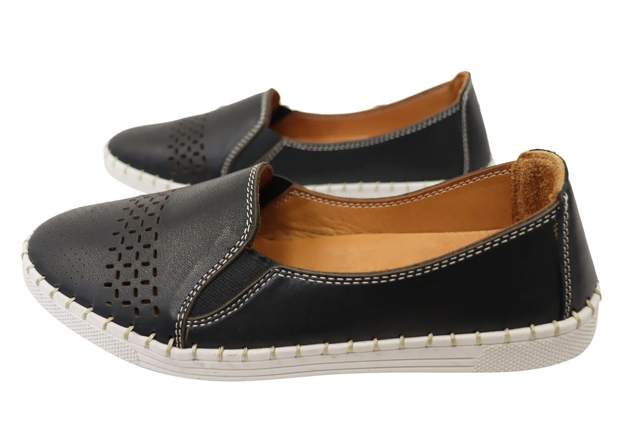 Orizonte Harlow Womens European Comfortable Leather Shoes Orizonte Shoes