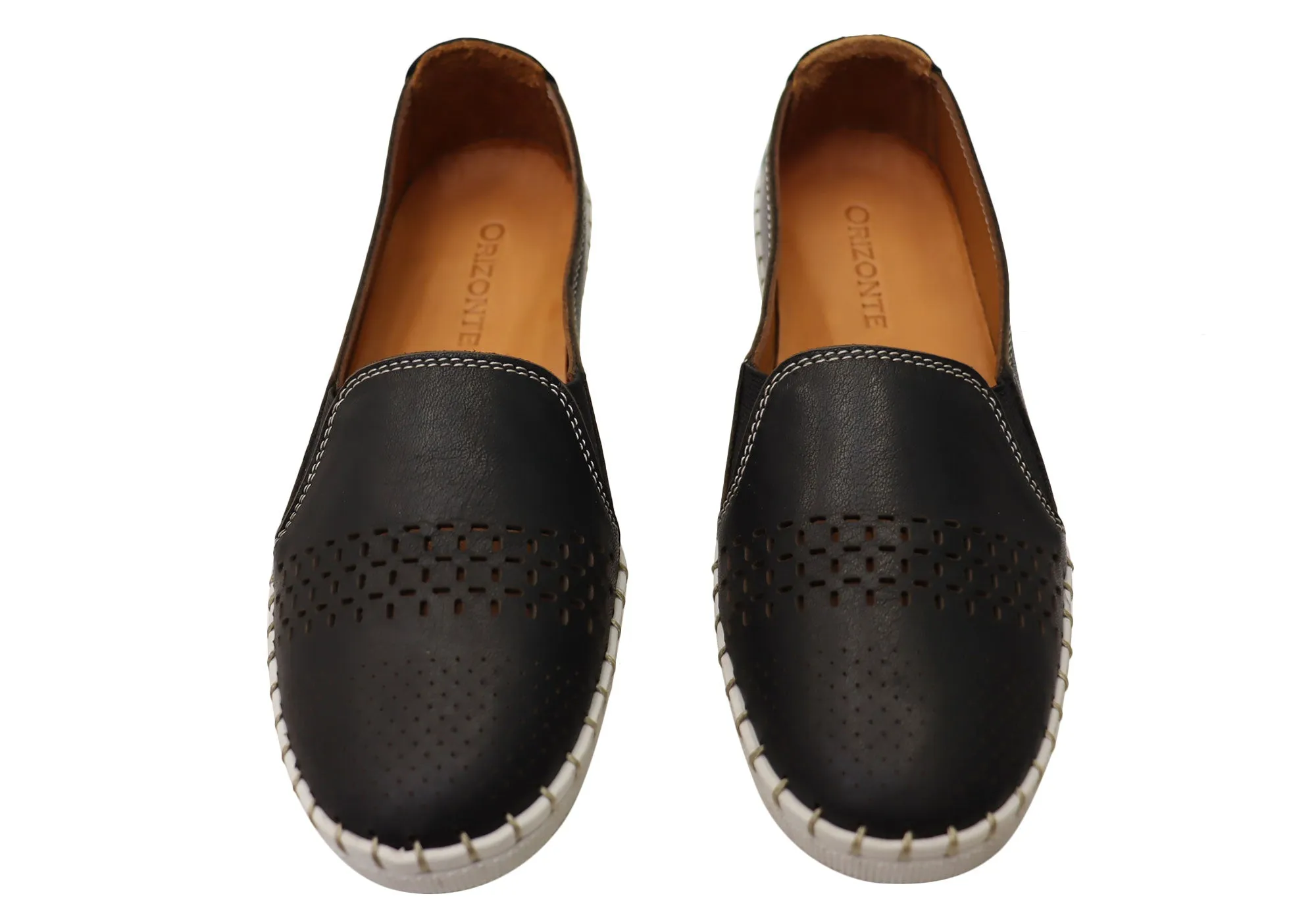 Orizonte Harlow Womens European Comfortable Leather Shoes Orizonte Shoes