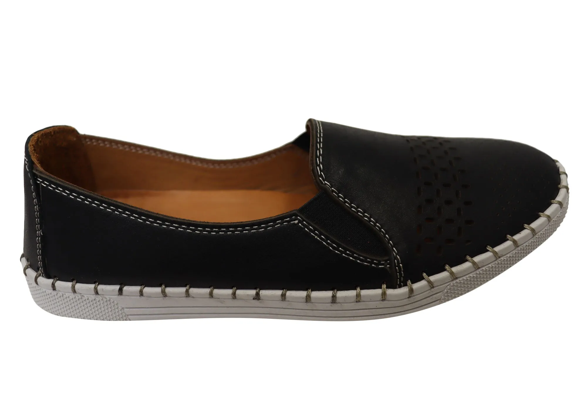 Orizonte Harlow Womens European Comfortable Leather Shoes Orizonte Shoes