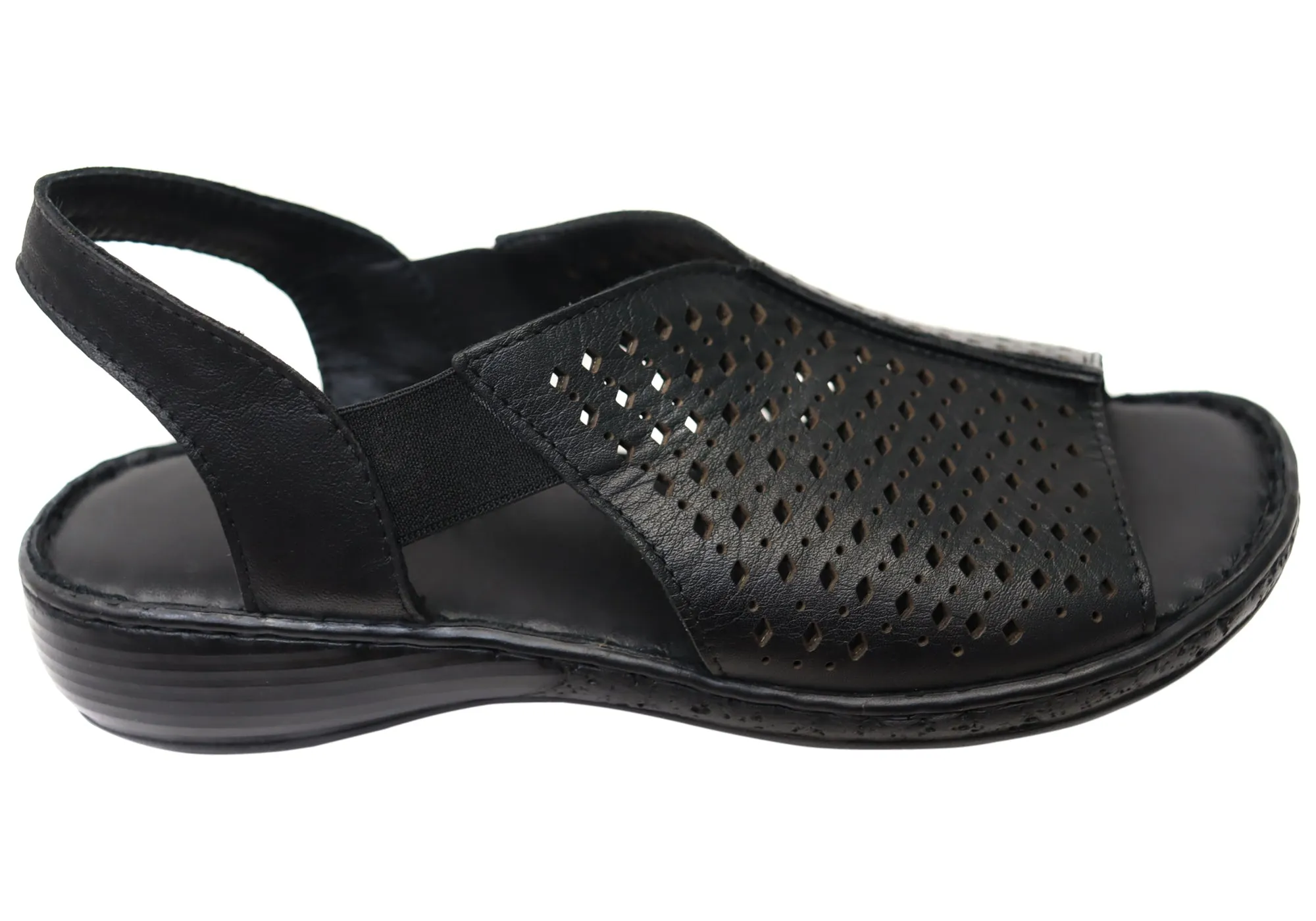 Orizonte Marlee Womens Comfortable European Leather Sandals Orizonte Shoes