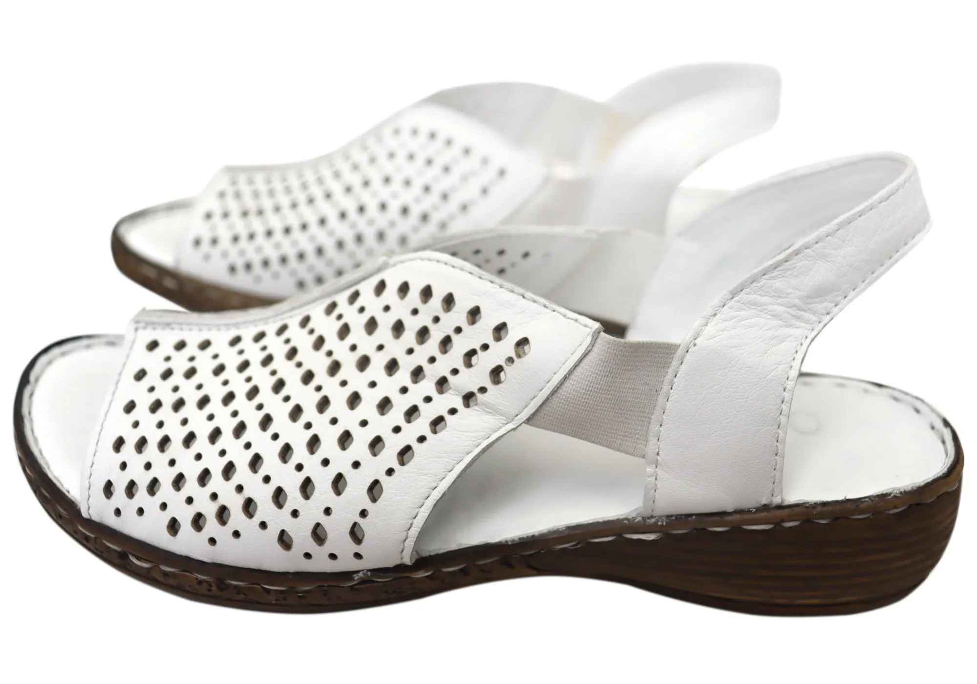 Orizonte Marlee Womens Comfortable European Leather Sandals Orizonte Shoes
