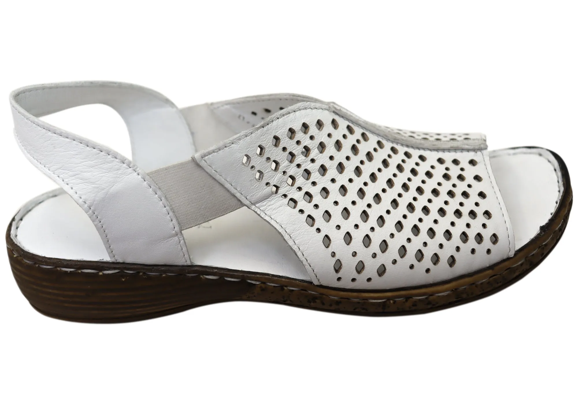 Orizonte Marlee Womens Comfortable European Leather Sandals Orizonte Shoes