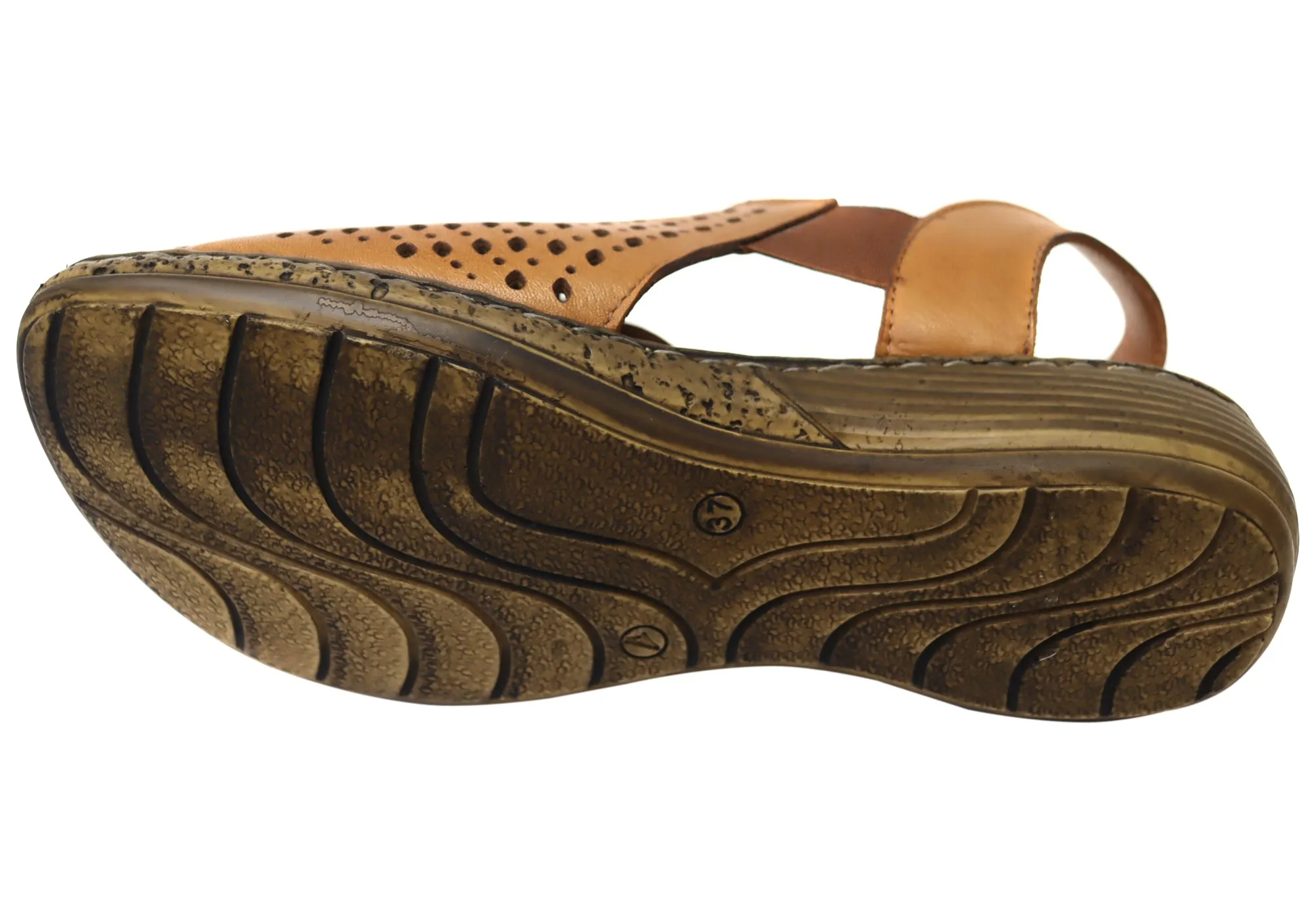 Orizonte Marlee Womens Comfortable European Leather Sandals Orizonte Shoes
