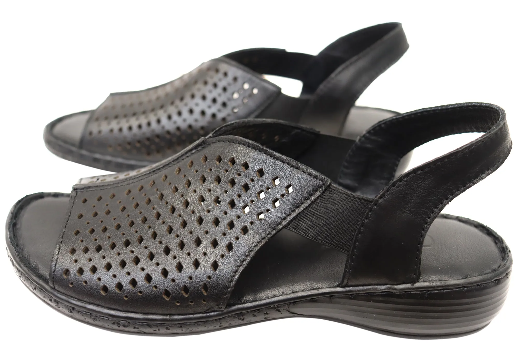 Orizonte Marlee Womens Comfortable European Leather Sandals Orizonte Shoes
