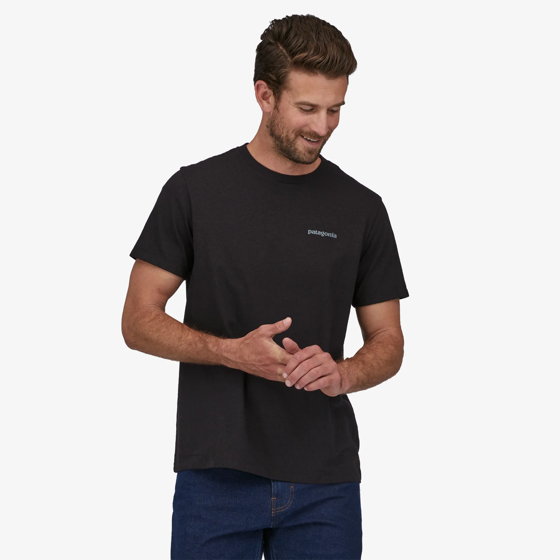 Patagonia Mens T-Shirts Fitz Roy Icon Responsibili-Tee®
