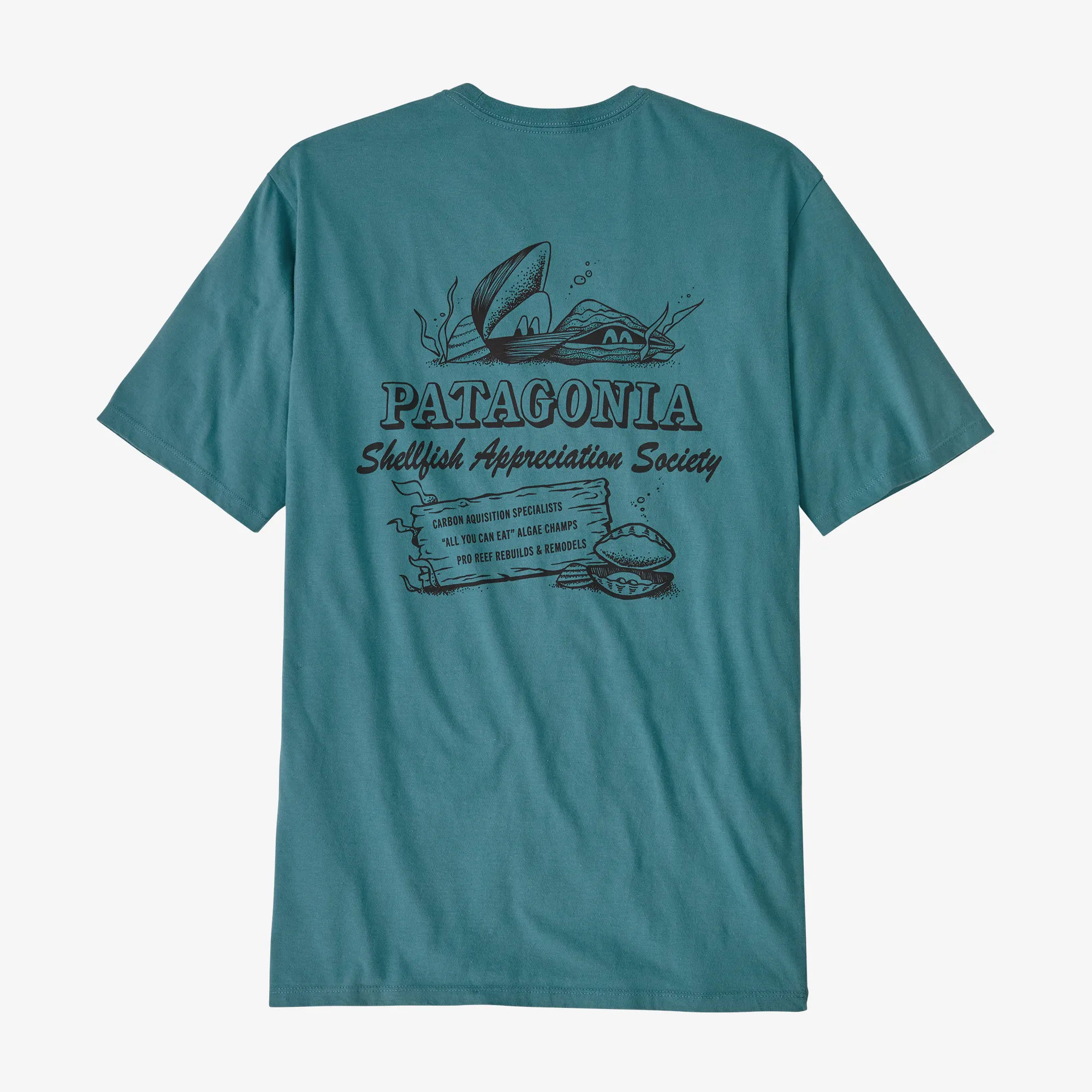 Patagonia Mens T-Shirts Men's Aquatic Action Organic T-Shirt