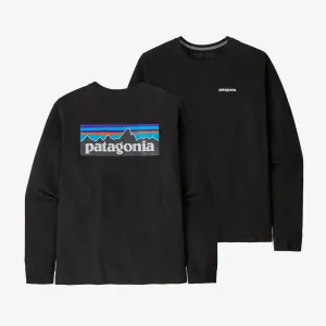 Patagonia Mens T-Shirts Men's Long-Sleeved P-6 Logo Responsibili-Tee®
