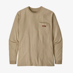 Patagonia Mens T-Shirts Men's Long-Sleeved Work Pocket T-Shirt