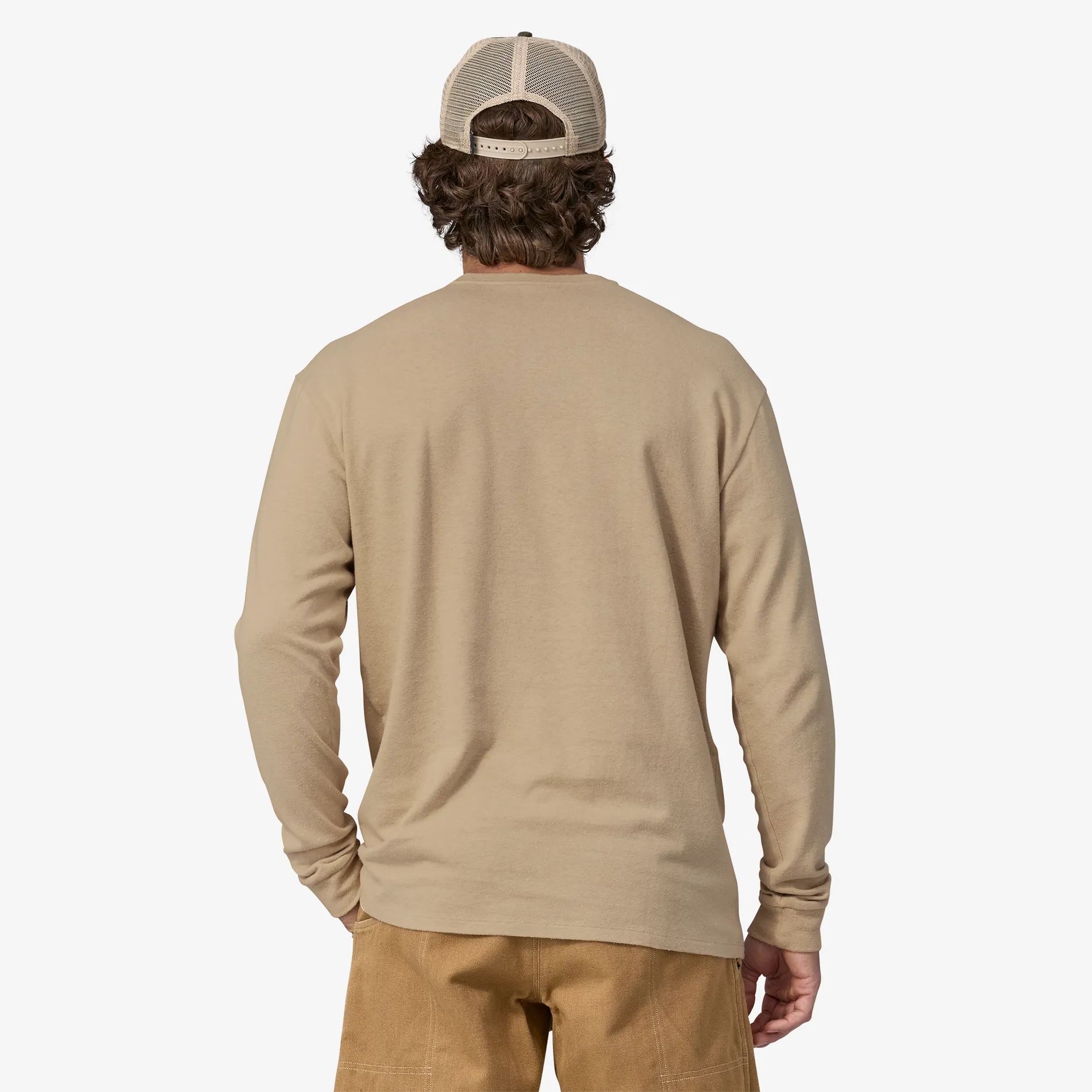 Patagonia Mens T-Shirts Men's Long-Sleeved Work Pocket T-Shirt